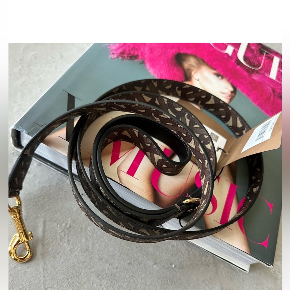 BNWT Burberry TB Monogram Dog Leash w/ Tags